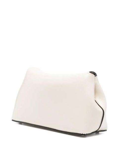 TOTEME T-lock naplack clutch - White - zdjęcie produktu nr 2
