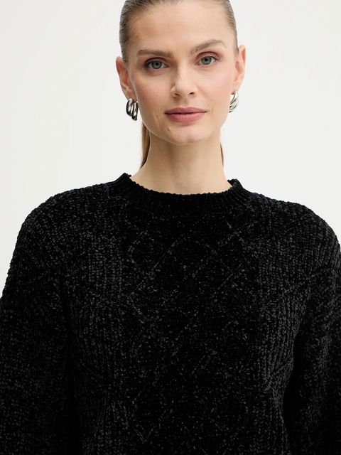 Armani Exchange sweter damski kolor czarny ciepły XW000782 AF16685