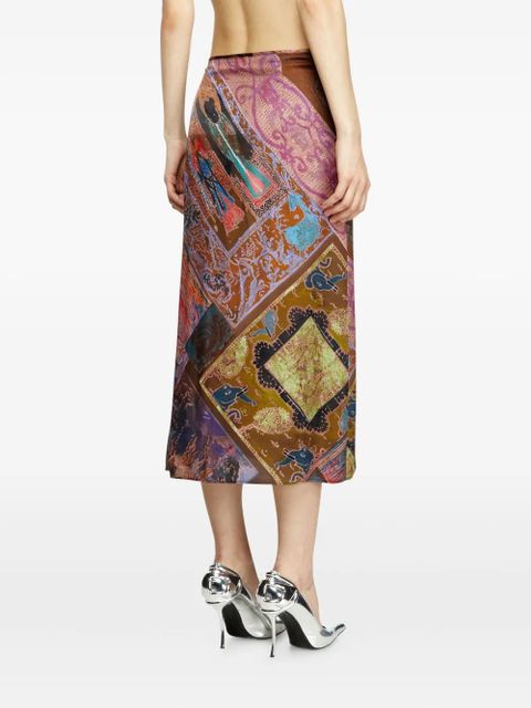 Diesel O-Rchid skirt - Brown