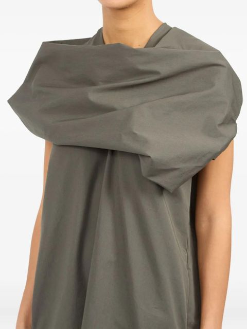 MM6 Maison Margiela draped cotton dress - Neutrals