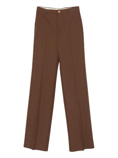 Gucci pressed-crease trousers - Brown - zdjęcie produktu nr 1