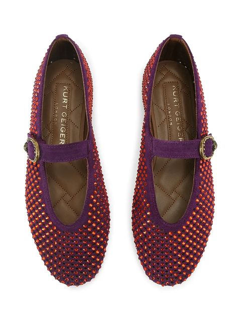 Kurt Geiger London baleriny zamszowe Mayfair Ballet Flat - zdjęcie produktu nr 1