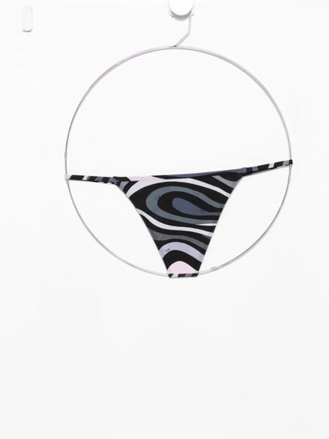 PUCCI abstract-print bikini bottom - Black