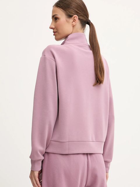 EA7 Emporio Armani bluza damska kolor różowy gładka AF12643.7W000191 - zdjęcie produktu nr 2