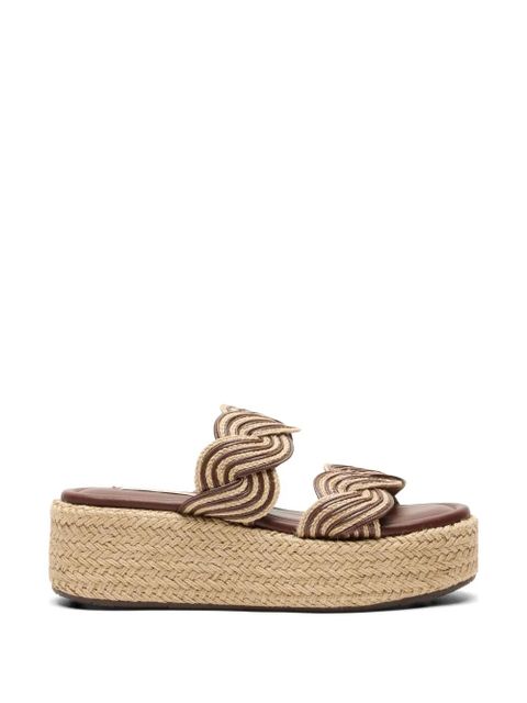 Casadei Thaiti platform sandals - Neutrals - zdjęcie produktu nr 1