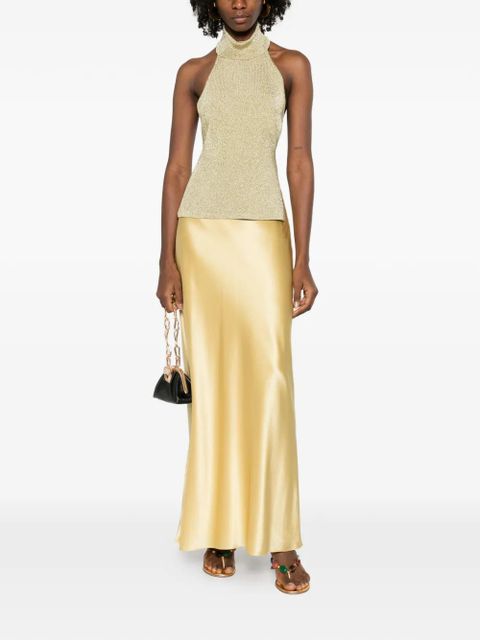 Cult Gaia halter-neck sleeveless top - Gold - zdjęcie produktu nr 2