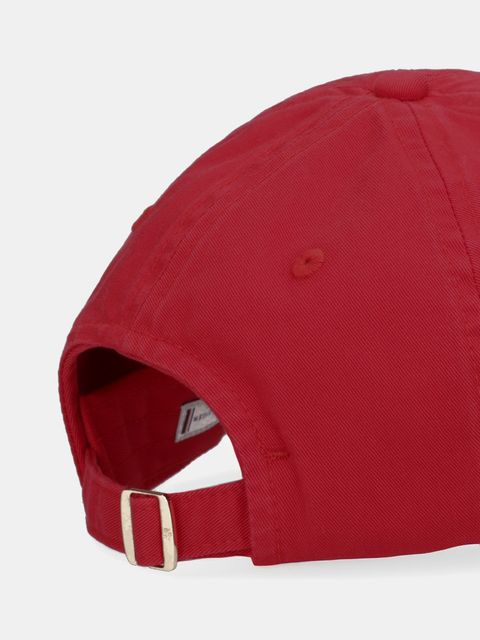 Tommy Hilfiger czapka z daszkiem kolor czerwony AW0AW18221