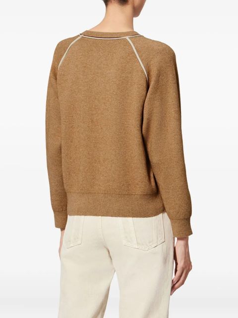 MARANT ÉTOILE Loriby logo sweater - Brown
