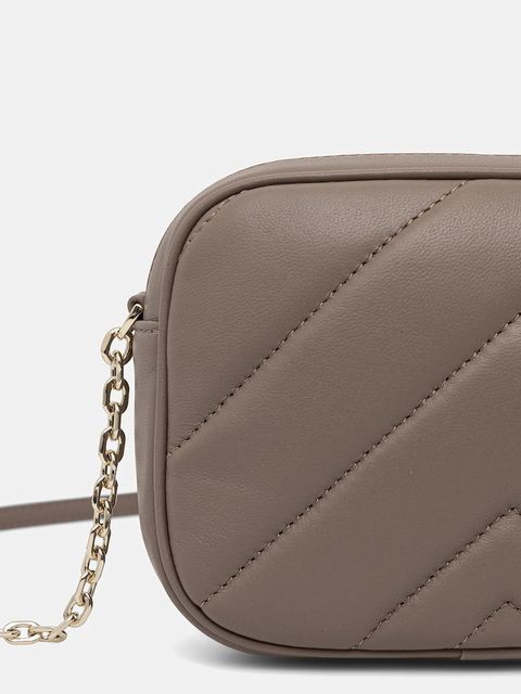 Patrizia Pepe torebka skórzana kolor brązowy 8B0005 L004