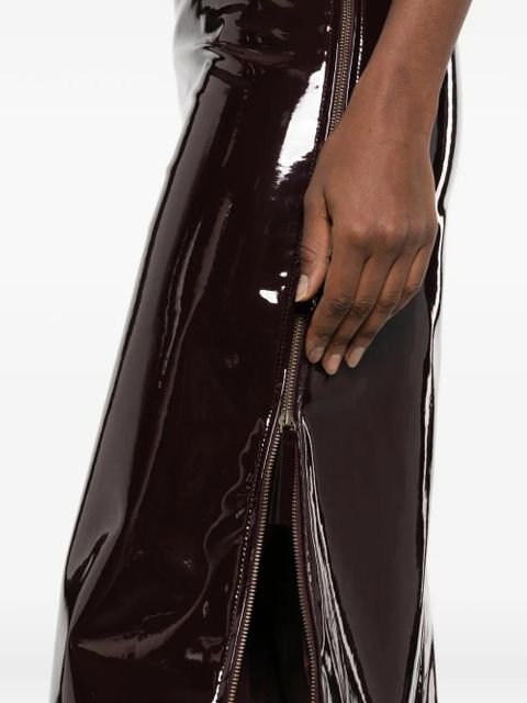 The Frankie Shop Samantha zip fastening skirt - Red - zdjęcie produktu nr 2