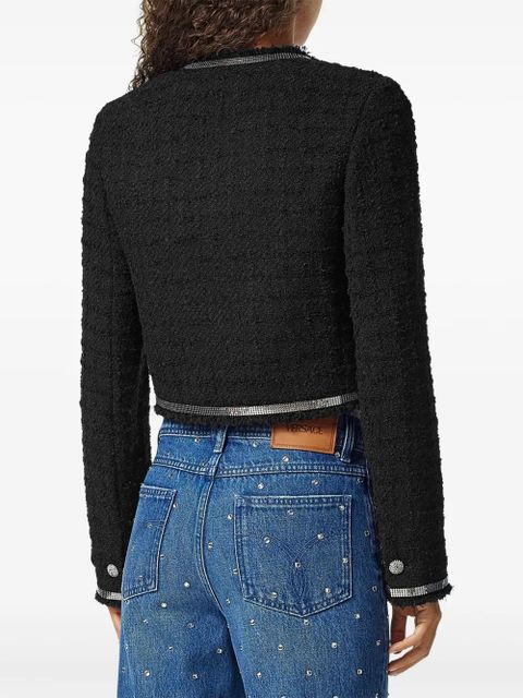 Versace Heritage tweed jacket - Black