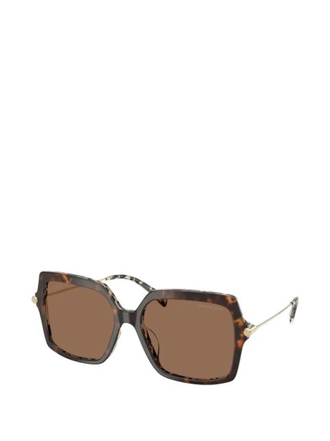 Michael Kors Quogue geometric-frame sunglasses - Brown - zdjęcie produktu nr 2