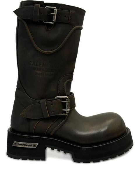 Balenciaga Venom buckled boots - Brown - zdjęcie produktu nr 1