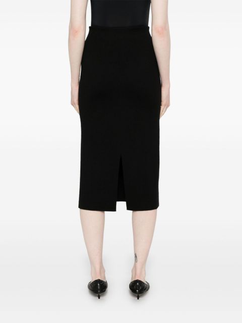 The Row Ikko midi skirt - Black