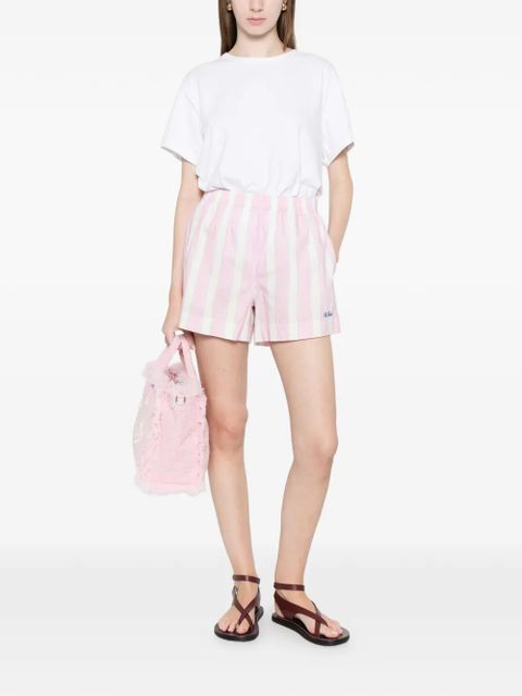 MC2 Saint Barth striped-pattern shorts - Pink - zdjęcie produktu nr 2