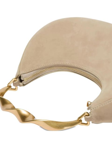 Simkhai Nixi twist-handle suede tote bag - Neutrals