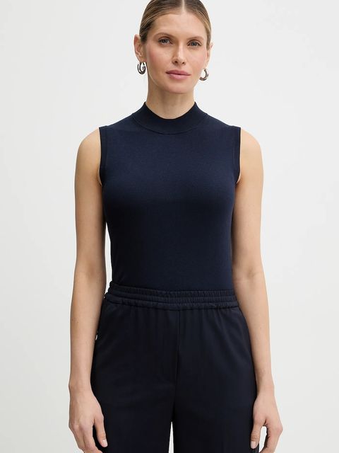 Weekend Max Mara sweter STALLO damski kolor granatowy lekki 2615361121600 - zdjęcie produktu nr 1