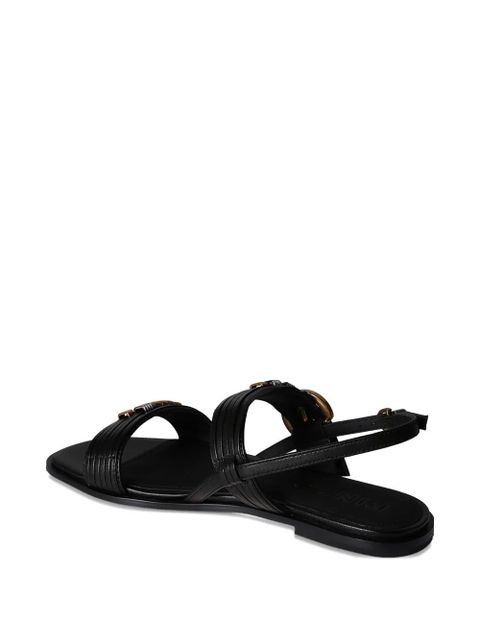 PINKO buckle-strap sandals - Black