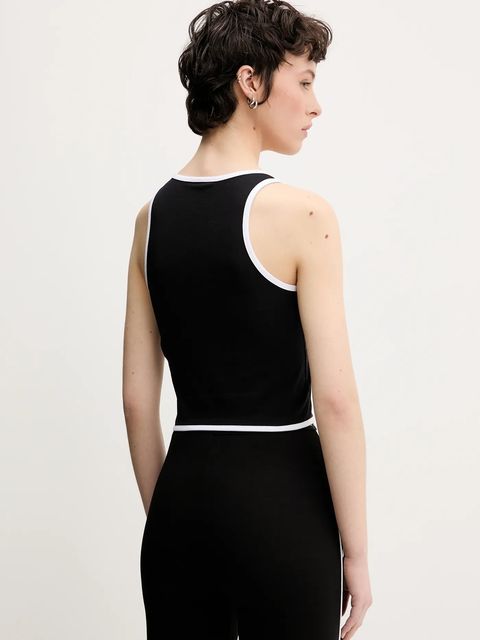 Karl Lagerfeld Jeans top kolor czarny A2W17024 - zdjęcie produktu nr 2