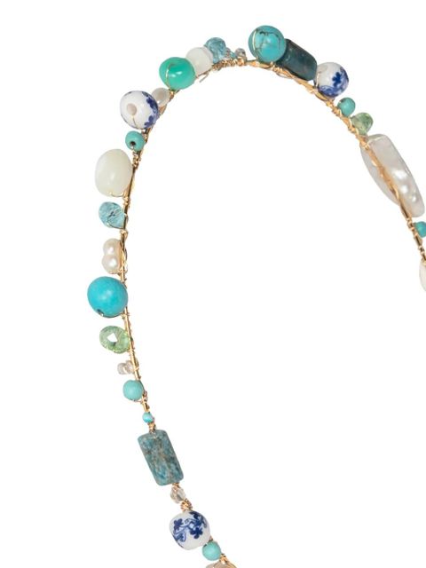 Jennifer Behr Marietta headband - Blue