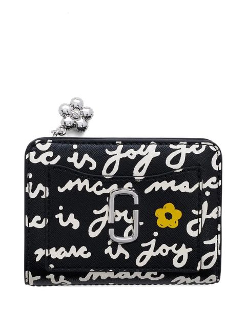 Marc Jacobs The Joy floral-print wallet - Black - zdjęcie produktu nr 1