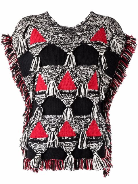 ETRO tassel-detail wool jumper - Black - zdjęcie produktu nr 1