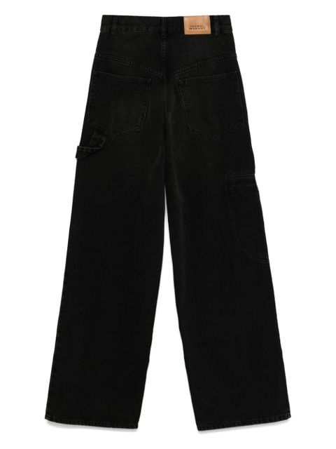 MARANT ÉTOILE Solene wide-leg jeans - Black - zdjęcie produktu nr 2