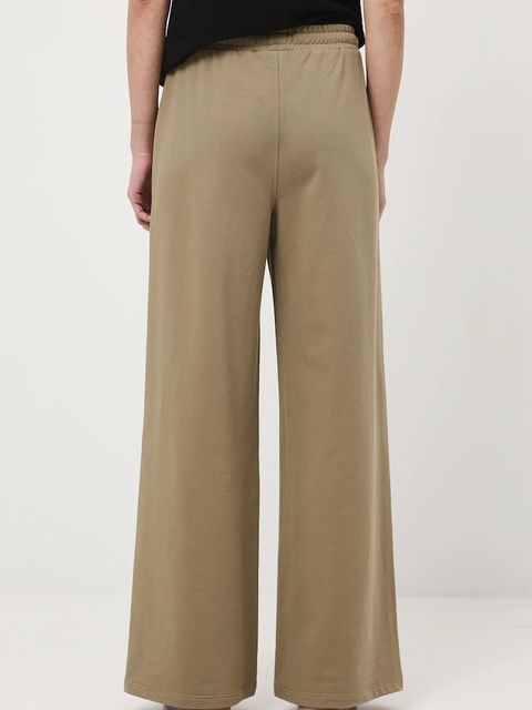 Medicine spodnie dresowe damskie kolor zielony szerokie medium waist - zdjęcie produktu nr 2