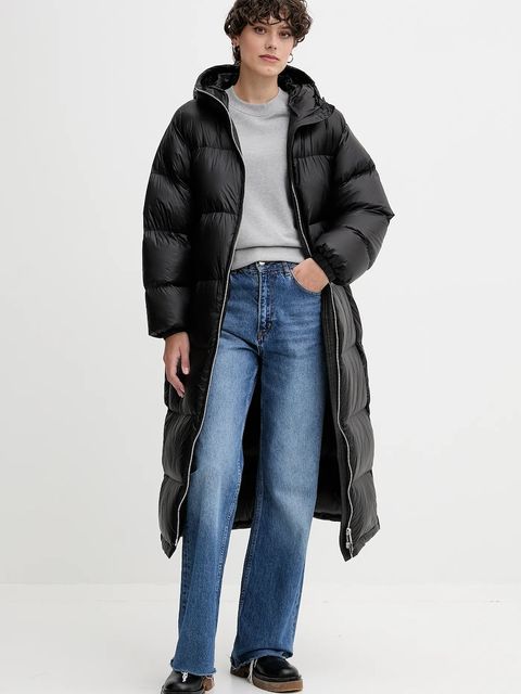 Tommy Hilfiger kurtka puchowa kolor czarny zimowa WW0WW46543