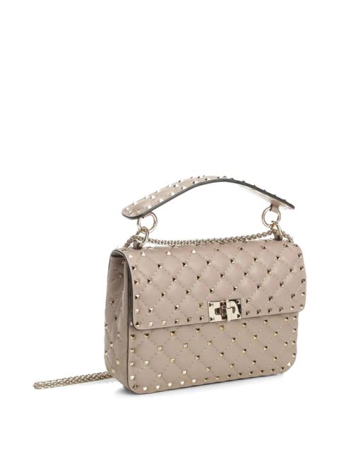 Valentino Garavani medium Rockstud Spike shoulder bag - Neutrals