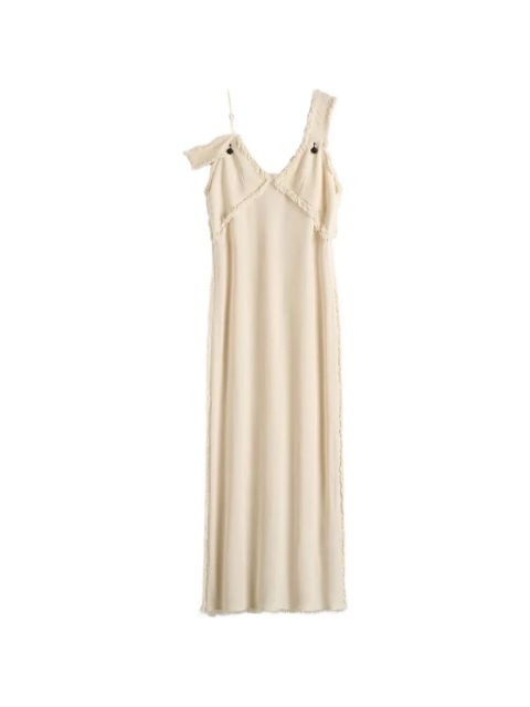 TOTEME V-neck maxi dress - Neutrals - zdjęcie produktu nr 1