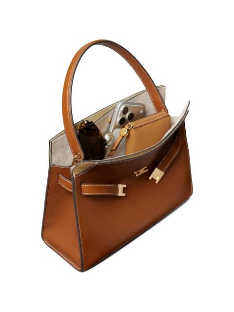 Tory Burch small Lee Radziwill double bag - Brown