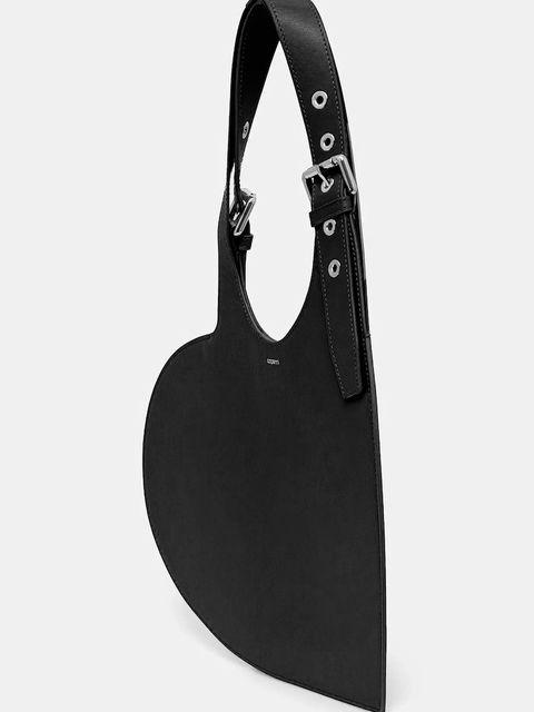 Coperni torebka skórzana Belt Heart Tote kolor czarny COPBA112F6062 - zdjęcie produktu nr 2