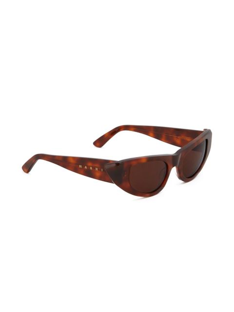 Marni Eyewear cat-eye frame sunglasses - Brown - zdjęcie produktu nr 2