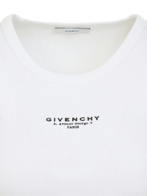 Givenchy ribbed logo top - White - zdjęcie produktu nr 2