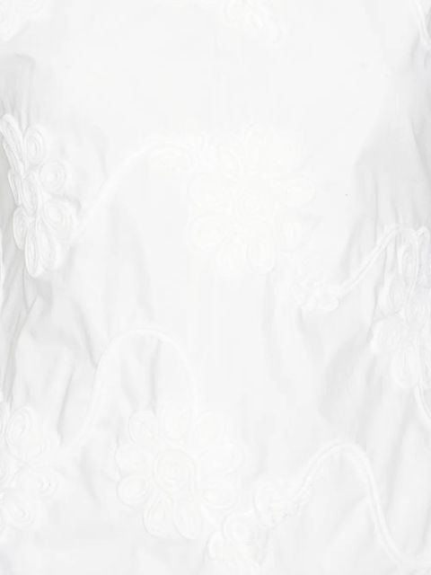 ROTATE BIRGER CHRISTENSEN flower sleeveless blouse - White