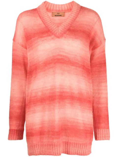 Missoni gradient striped knitted jumper - Pink - zdjęcie produktu nr 1
