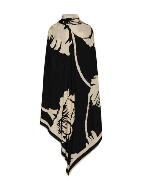 Johanna Ortiz Astromelia silk shawl - Black