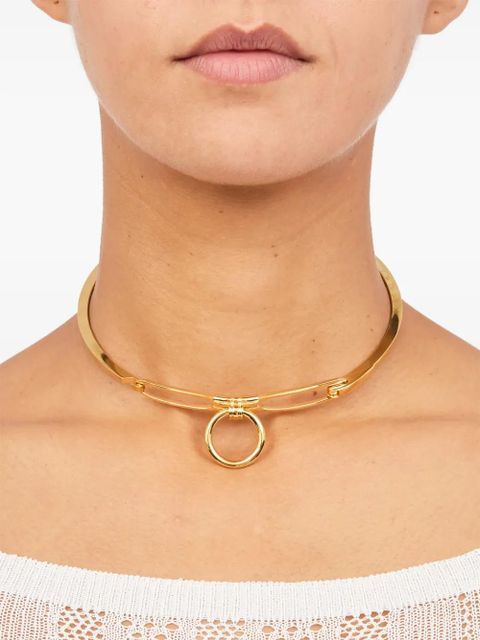 MM6 Maison Margiela choker necklace - Gold - zdjęcie produktu nr 2