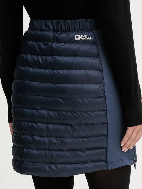 Jack Wolfskin spódnica sportowa ROUTEBURN PRO kolor granatowy mini prosta A65184 - zdjęcie produktu nr 2