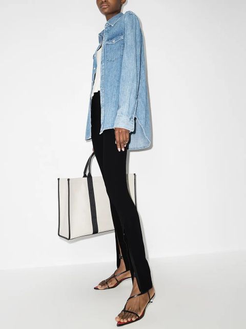 WARDROBE.NYC x Browns 50 zip cuff leggings - Black