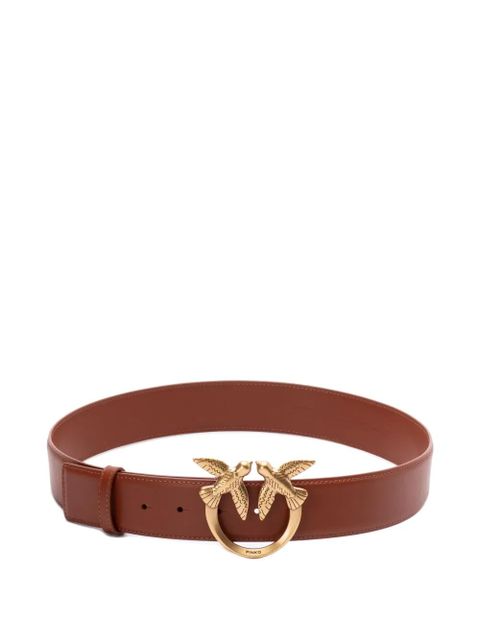 PINKO buckle leather belt - Brown - zdjęcie produktu nr 1