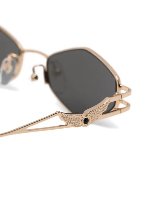 Zadig&Voltaire geometric-frame wings-motif sunglasses - Gold