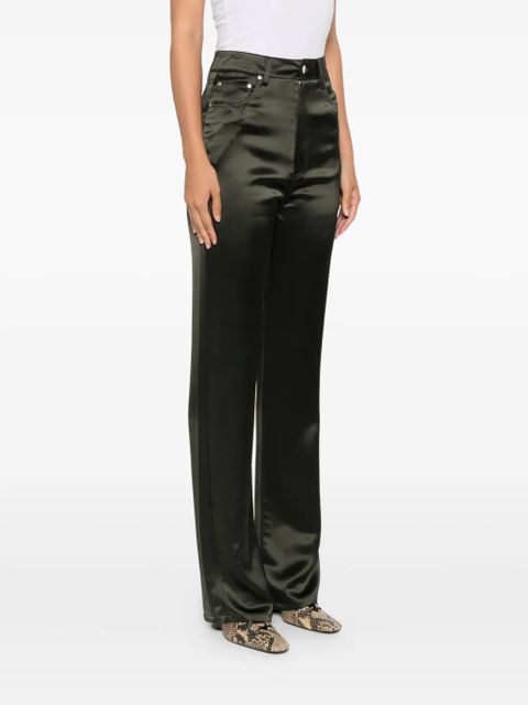 Nanushka Tita five-pocket trousers - Green