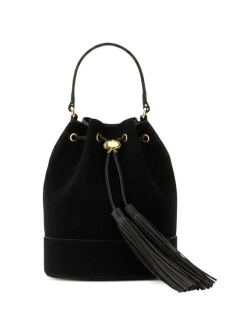 Gianvito Rossi Sienna tasel-detail leather bucket bag - Black - zdjęcie produktu nr 1