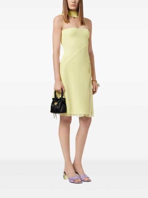 Versace mini La Medusa satin bucket bag - Black