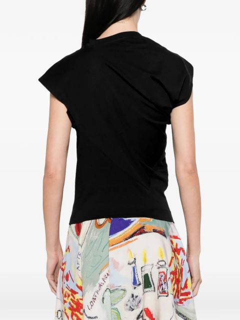 Vivienne Westwood logo-embroidered T-shirt - Black