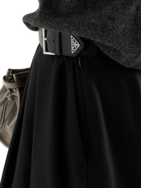 Prada chino circle midi-skirt - Black
