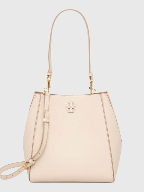 Tory Burch torebka skórzana McGraw kolor beżowy 158499.724