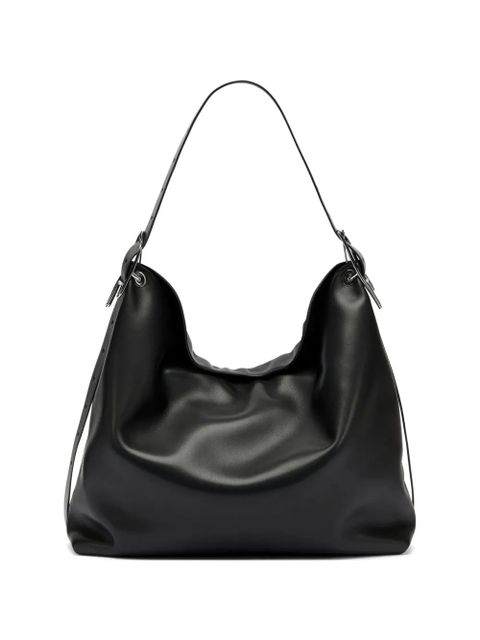 Diesel D-Line leather shoulder bag - Black - zdjęcie produktu nr 1